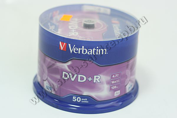  DVD+RW  VERBATIM 4,7 GB 16  CB/50